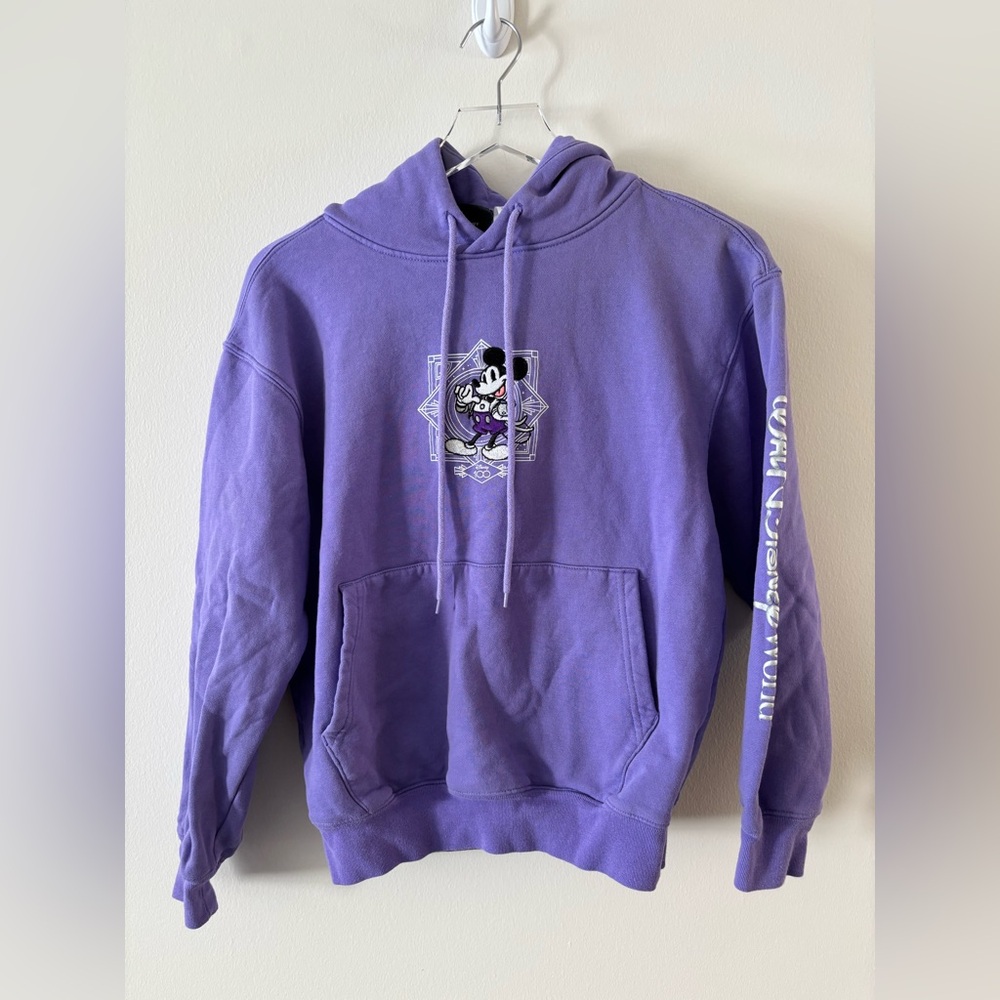Disney Lavender Hoodie with Mickey and Friends Size XS - Picture 2 of 6